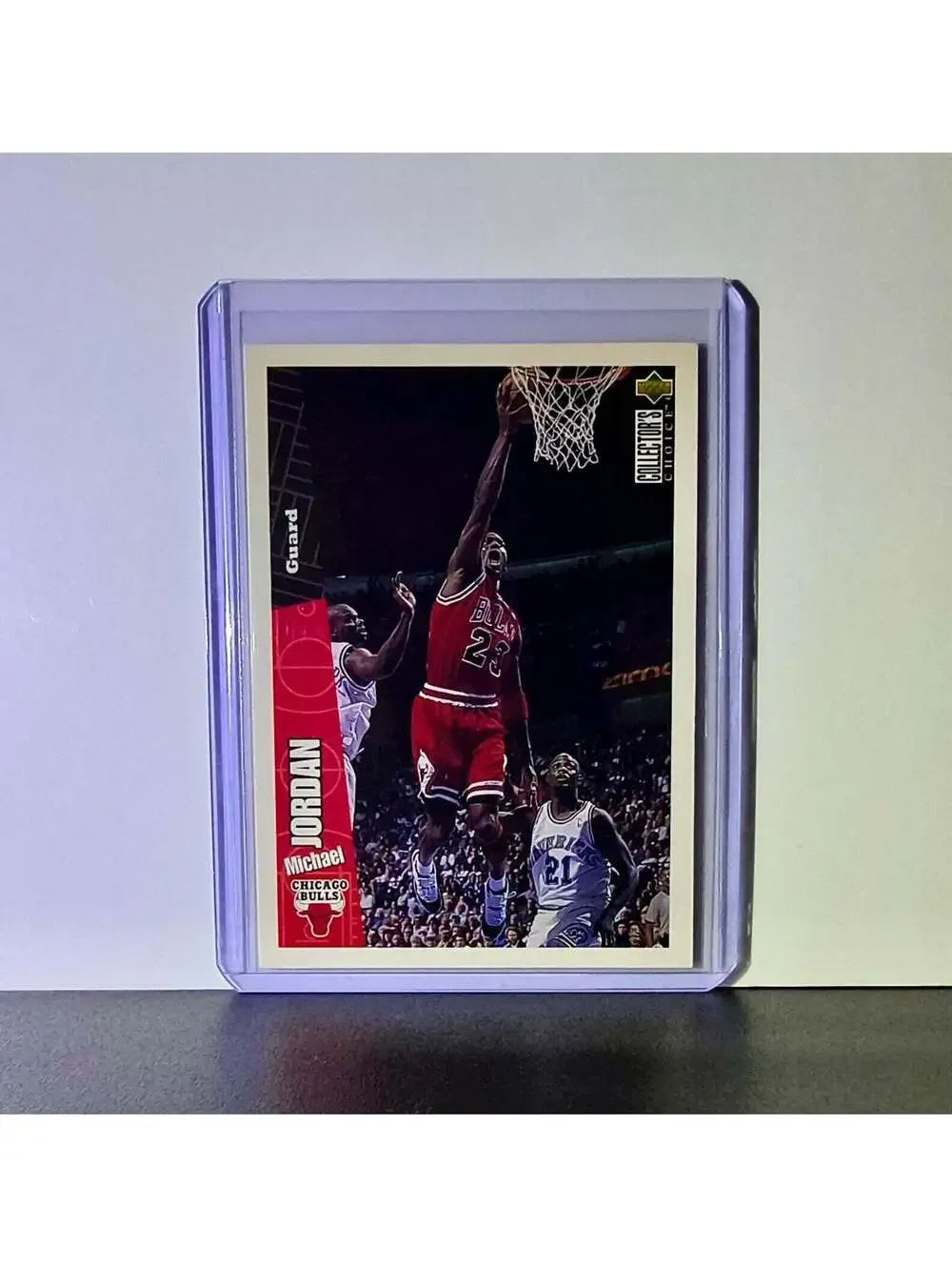 Michael Jordan 1996-97 Upper Deck Collector's Choice #23 Card Chicago Bulls